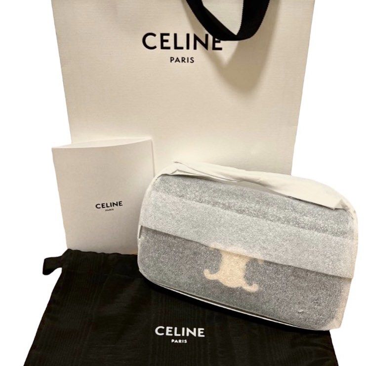 Celine paper bag and box small, Luxury, Bags & Wallets on Carousell