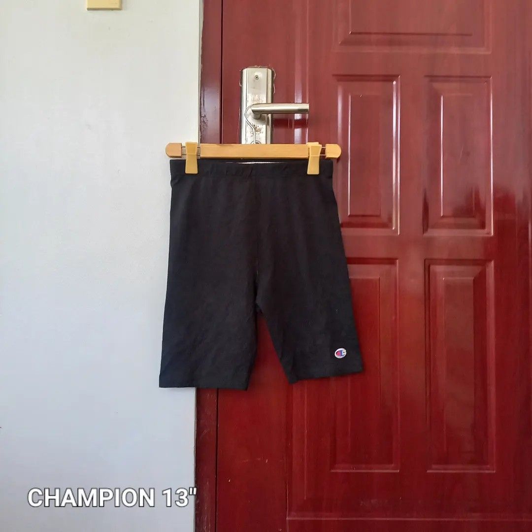 Champion biker shop shorts red