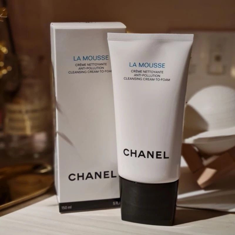 Chanel LA MOUSSE Anti-Pollution Cleansing Cream-to-Foam 5 fl oz 100%  Authentic