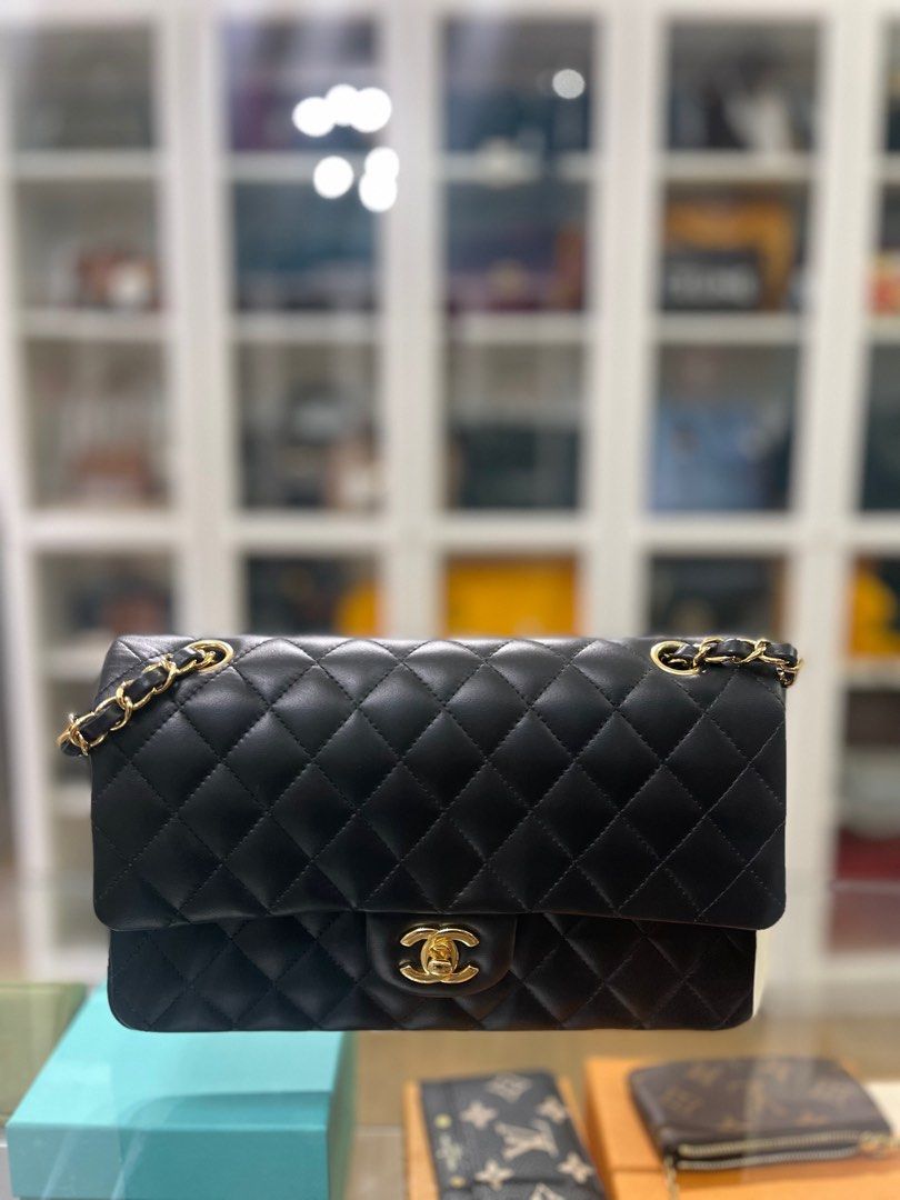 Chanel Jumbo Black Quilted Caviar Classic Double Flap - Layaway 30