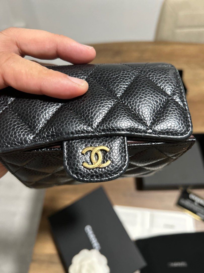 chanel small wallet womens