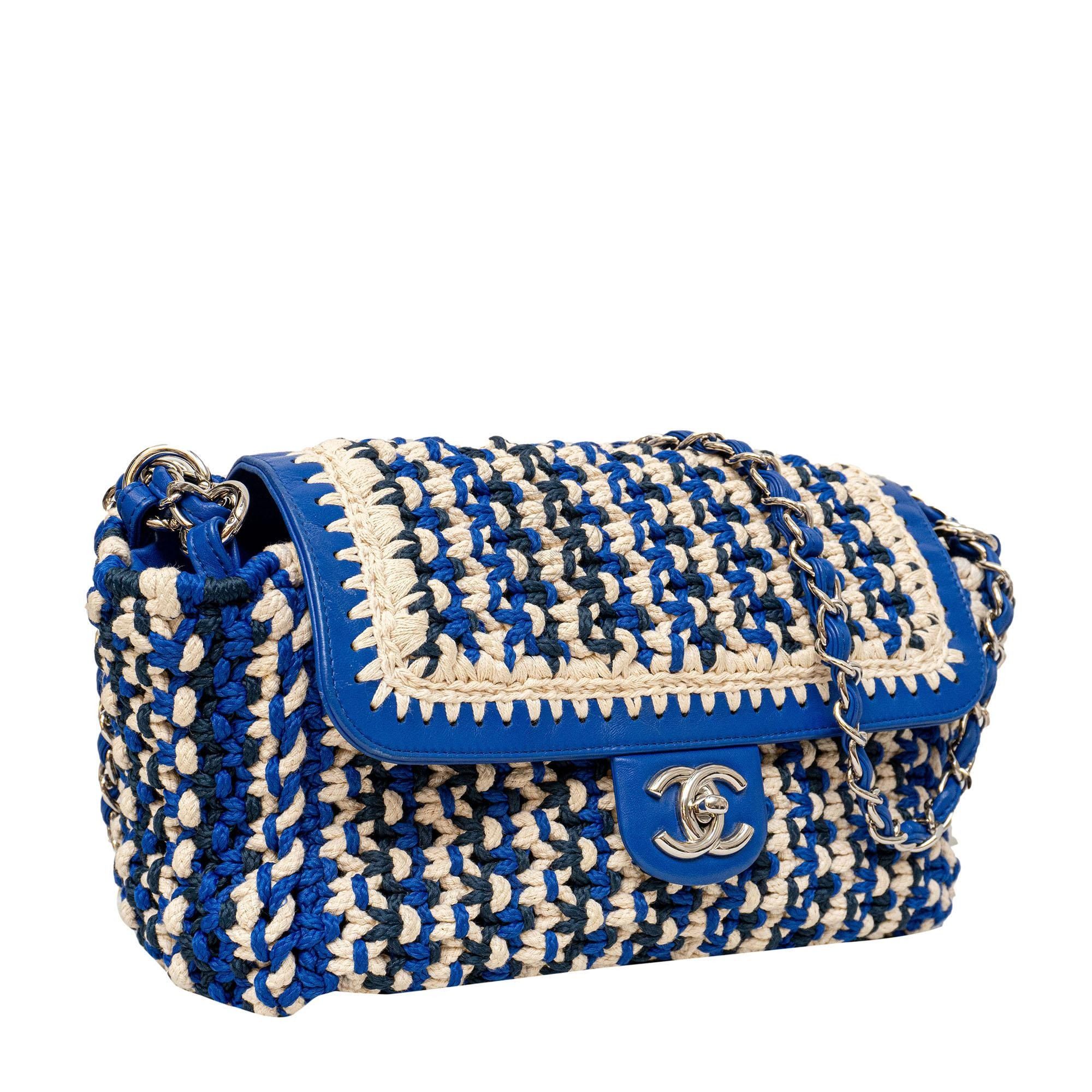 Chanel Woven Rope Classic Flap Shoulder Bag, Luxury, Bags & Wallets on ...
