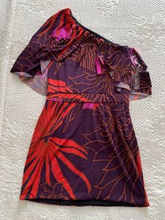 Charina Sarte One Shoulder Mini Dress