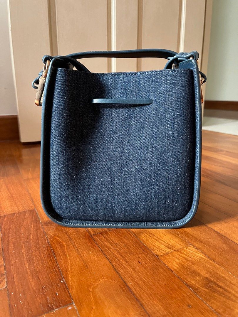 Charles and keith denim bag on sale