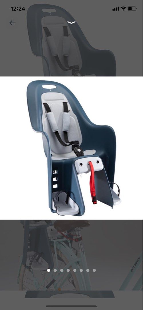 Child bike seat decathlon sale