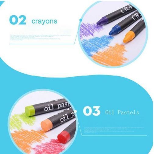 DINGYI 176pcs Art Set Painting For Kids Gift Marker Pen Oil Pastels P –  AOOKMIYA