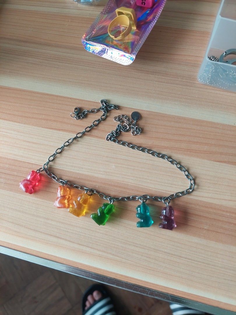 Gummy bear cheap necklace claire's