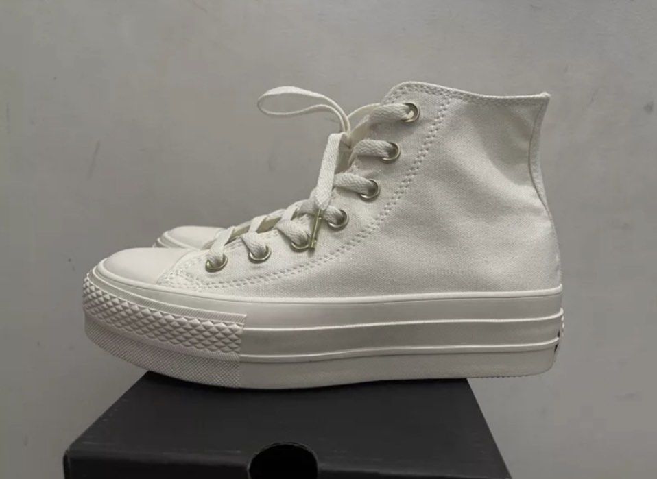Cream and gold converse store