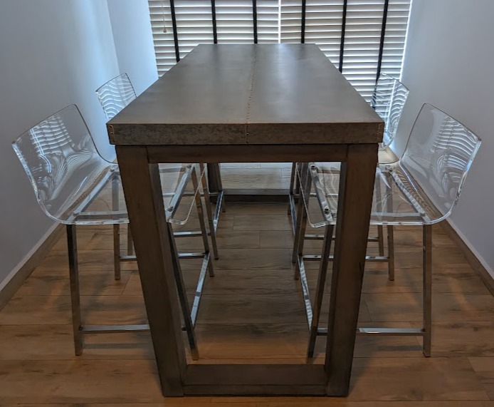 Cb2 vapor 2025 acrylic bar stools