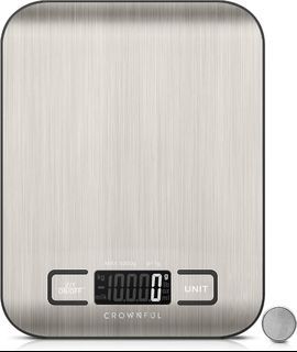 Insten Digital Food Weight Kitchen Weighing Scale in Grams & Ounces -  1g/0.1oz Precise with 11lb (5kg) Capacity, White in 2023