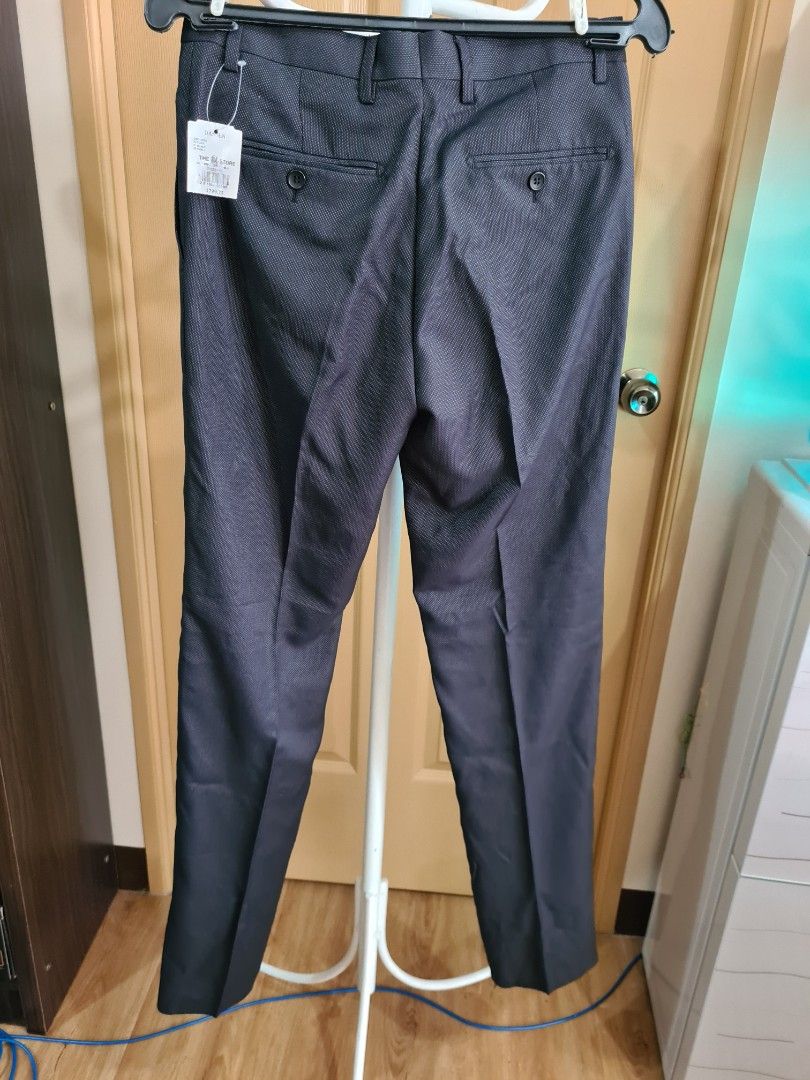 Dansen Men's Black Slim Fit Trousers (Category: Trousers) located in Paranaque City. Submitted by annefashion23 (Listing ID 1250824480, Image 3). Description: 1. Brand-new with price tag 2. Style: 2 button slim fit 3. Color: black 4. Size: 29 inches 5. Composition: 73% polyester 27% ryon.