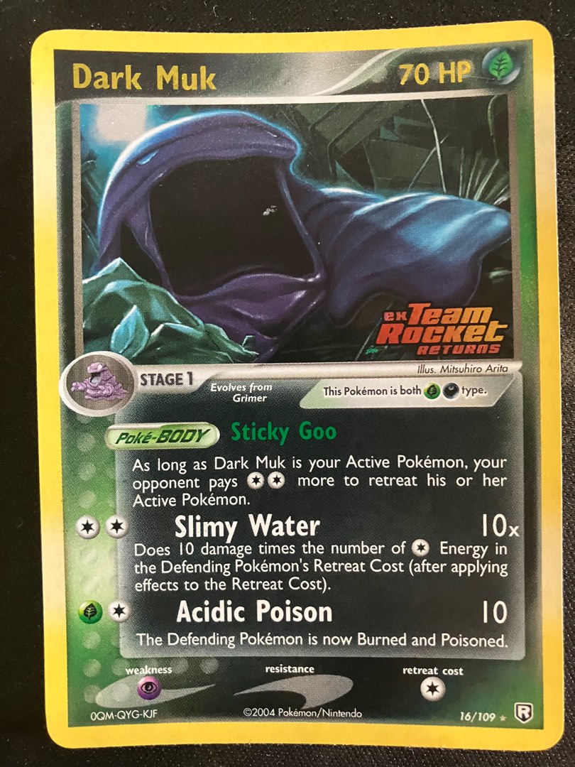 Dark Muk Reverse Holo Team Rocket Returns Pokemon Cards/TCG on Carousell
