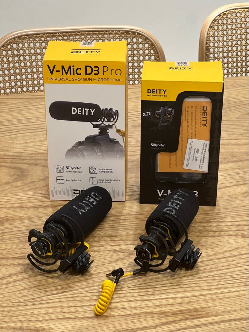 Deity V-Mic D3 Pro and V- Mic D3, Photography, Video Cameras on Carousell