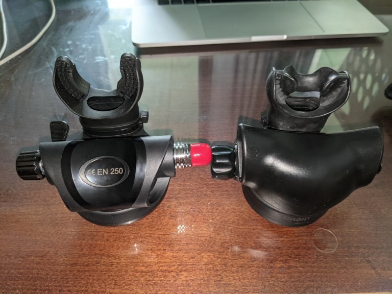 DGX Deep6 scuba regulators full set, Sports Equipment, Sports & Games