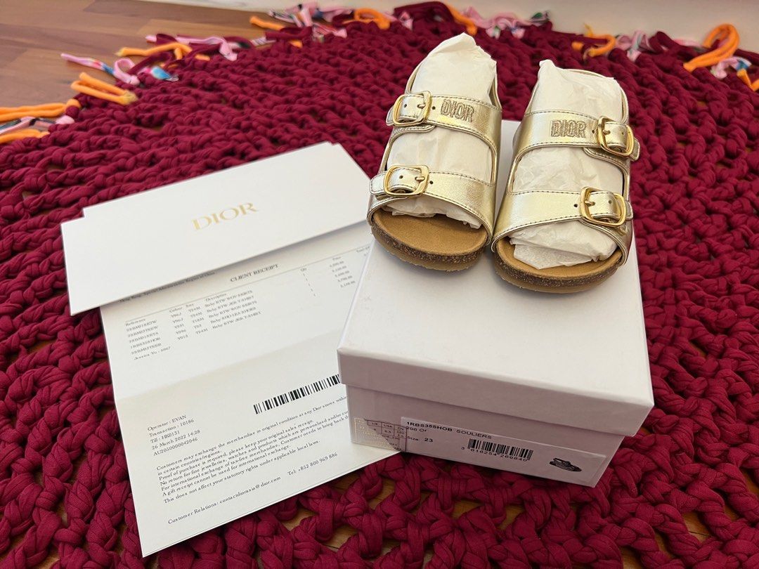Dior Dioract Dad sandals preorder, Women's Fashion, Footwear, Flats &  Sandals on Carousell