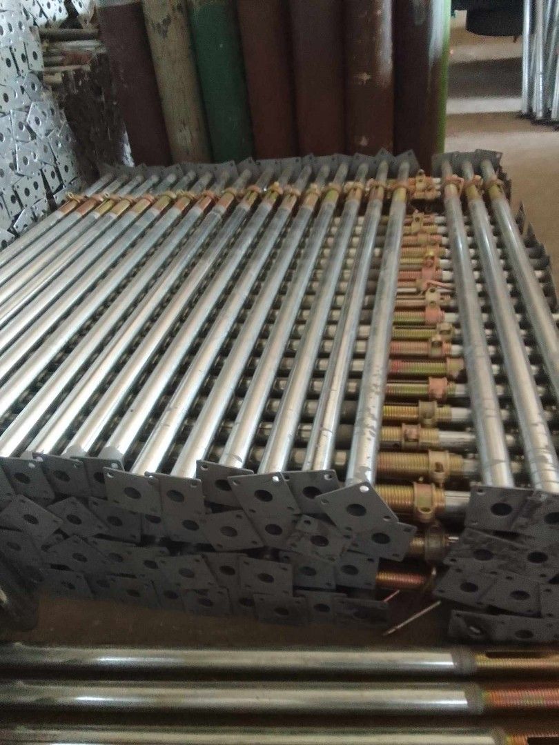 DIRECT SUPPLIER OF SHORING JACKS (Category: Construction & Building Materials) located in Valenzuela. Submitted by elizabeth.nietes (Listing ID 1250795553, Image 1). Description: 😍DIIRECT SUPPLIER FABRICATION 😍 SHORING JACK SCH 20/SCH 40 SCAFFOLDING SET SCH 20/ SCH 40 WE ALSO SELL AND SUPPLY ✅DEFORMED BARS ✅GI PIPE ✅GI TUBULAR ✅GI C PURLINS ✅PHENOLIC BOARD ✅SWIVEL AND FIXED CLAMP ✅GI CORRUGATED/LONGSPAN/YERO ✅STEEL MATTING ✅CATWALK ✅GI TIE WIRE