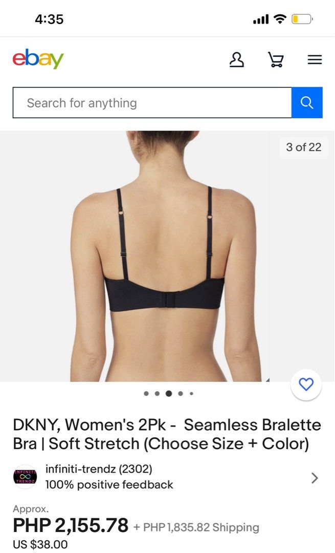DKNY, Women's 2Pk - Seamless Bralette Bra