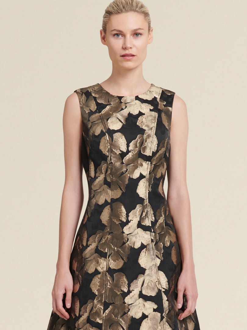 Donna karan floral online dress