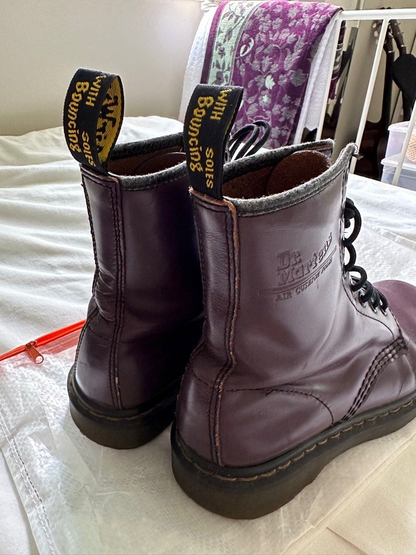 Dr martens 1460 purple smooth best sale