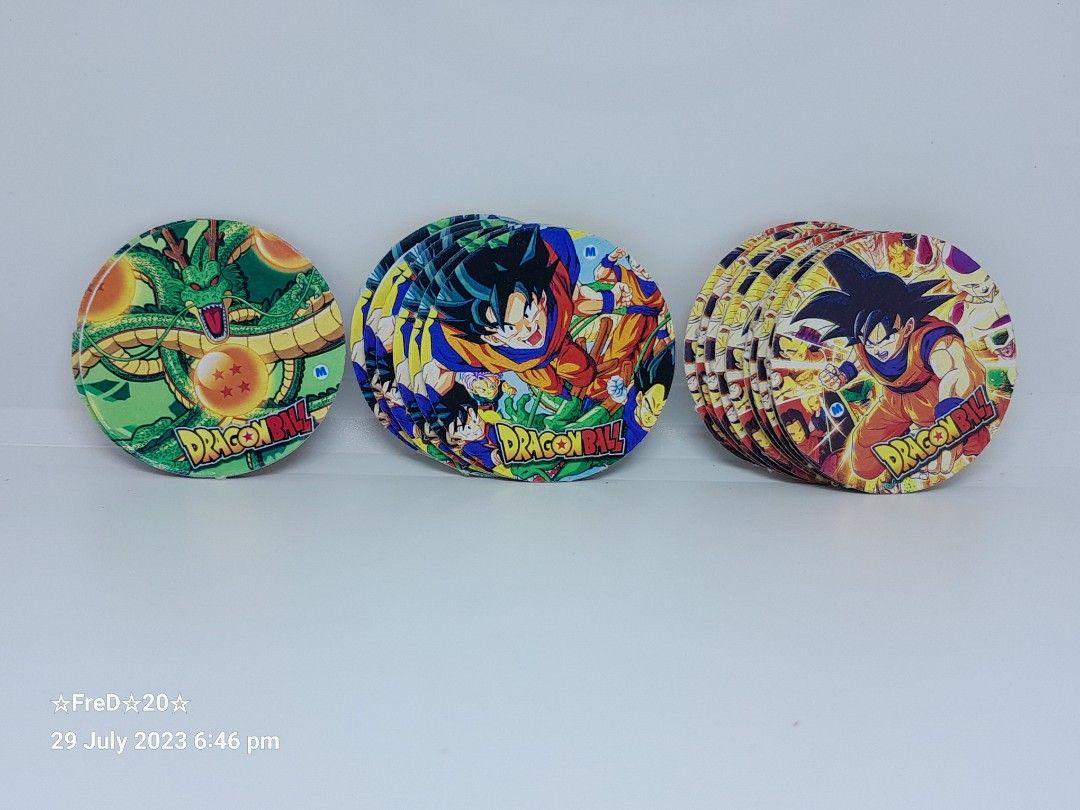 Dragon Ball Local Pogs (18pcs) (Category: Raw Singles) located in San Pablo. Submitted by fredambion (Listing ID 1250883894, Image 2). Description: *Please Take Time To Read Descriptions & Check The Photos *What You See Is What You Get *Dragon Ball Local Pogs *All For Only 20 / 18pcs *No Doubles *3 Different Back Prints *Good For Collection *Like New To Well Used Condition *Manage Your Expectation *Payment via Gcash or Palawan Express *Shipping v