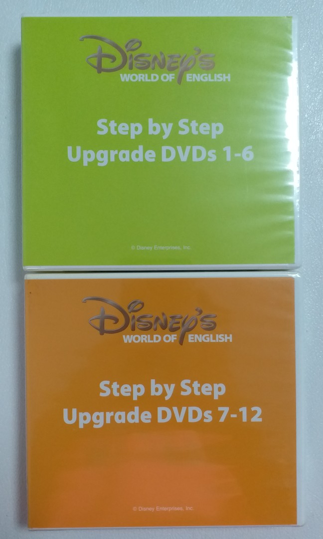 共24隻DVD] DWE step by step upgrade DVD 1 ~ 12 (Disney world of