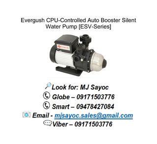 Evergush CPU-Controlled Auto Booster Silent Water Pump [ESV-Series]