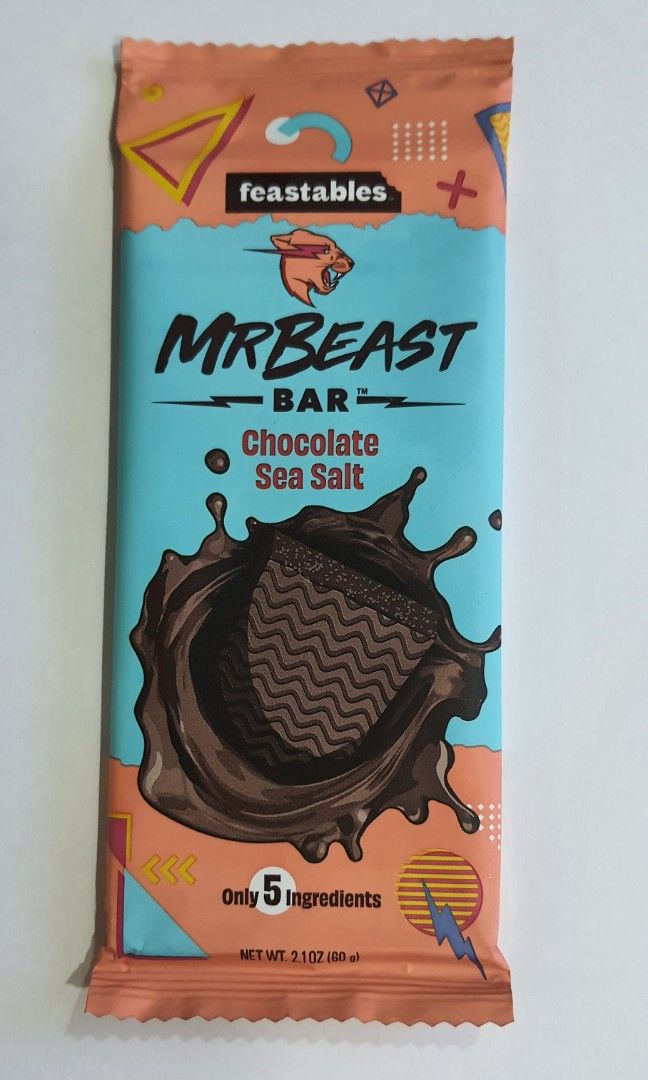 Feastables [ Mr Beast Chocolate Bar ], Food & Drinks, Packaged