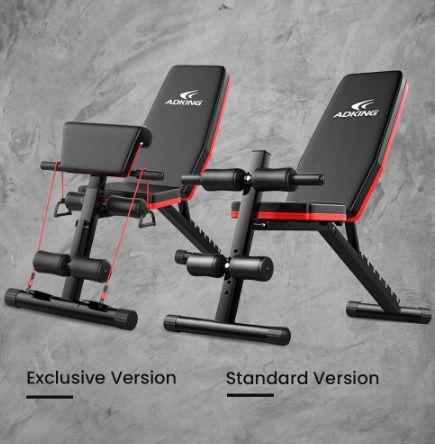 Home gym adjustable weight bench foldable workout best sale bench