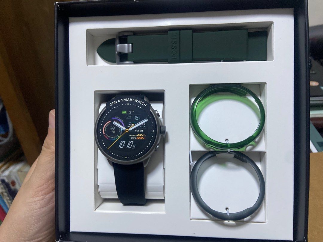 Fossils Gen 6 Smartwatch set Wellness Edition Mobile Phones Gadgets Wearables Smart Watches on Carousell