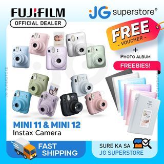 Fujifilm Instax MINI 11 and MINI 12 Instant Camera Fuji - Official Fujifilm Philippines One Year Warranty (All Colors Available) | JG Superstore