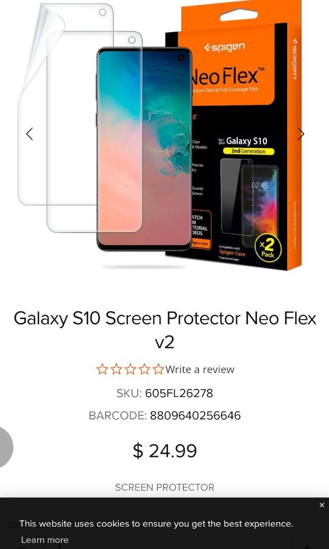 SPIGEN Neo Flex HD 2PCS Screen Protector for Galaxy S24 Ultra