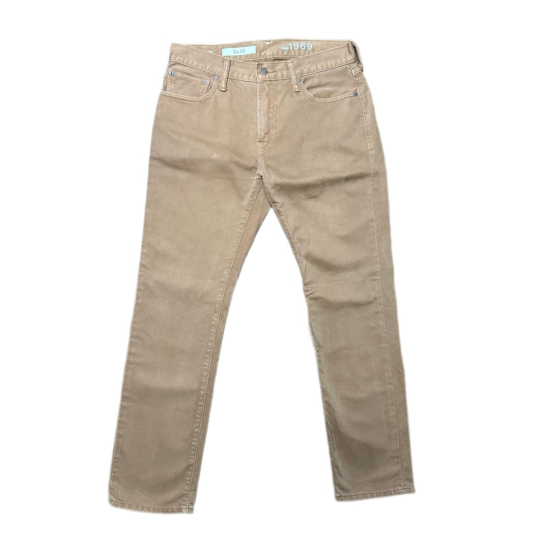 Gap 1969 Brown Corduroy Jeans Men s Fashion Bottoms Trousers on Carousell