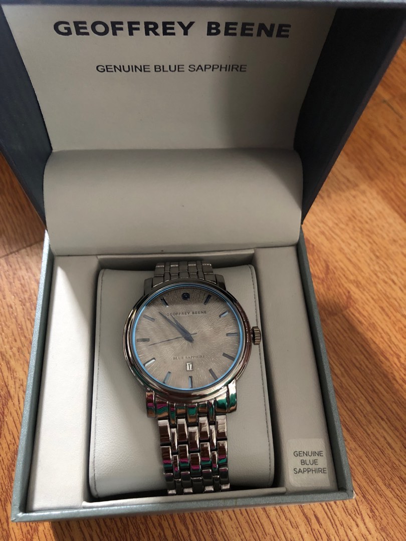 Geoffrey beene watch blue sapphire on sale