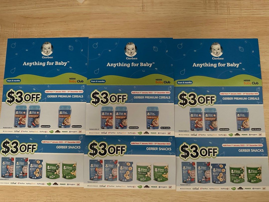 Gerber $20 coupon discount