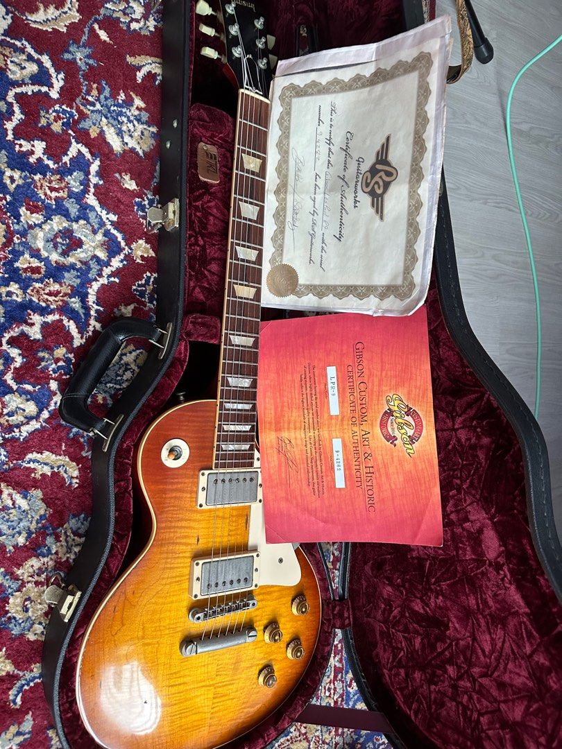 Gibson custom shop 1959 R9 relic, Hobbies & Toys, Music & Media ...