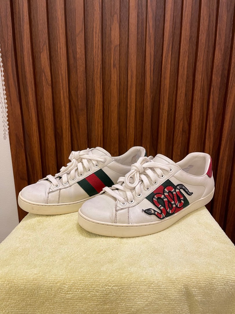 Gucci embroidered ace sneakers sale