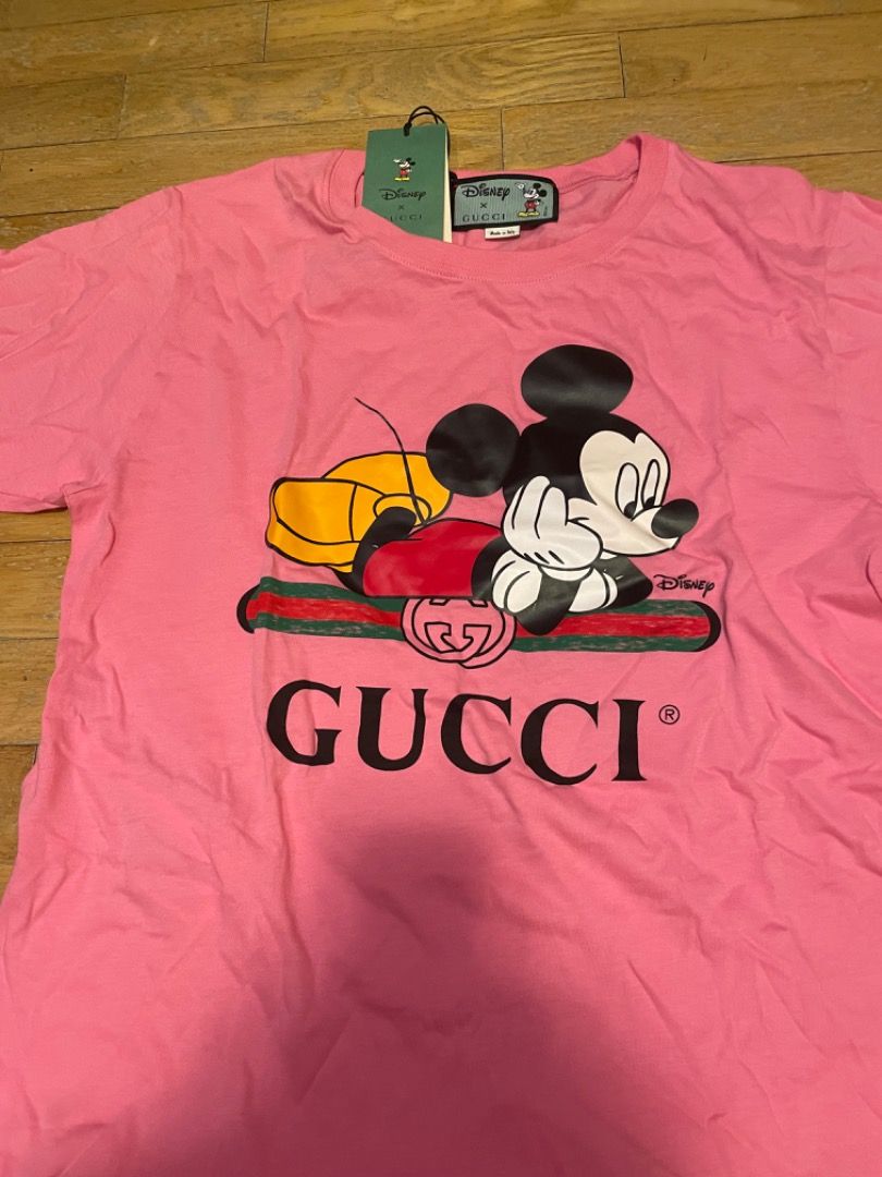 Gucci t shirt women's mickey mouse sale