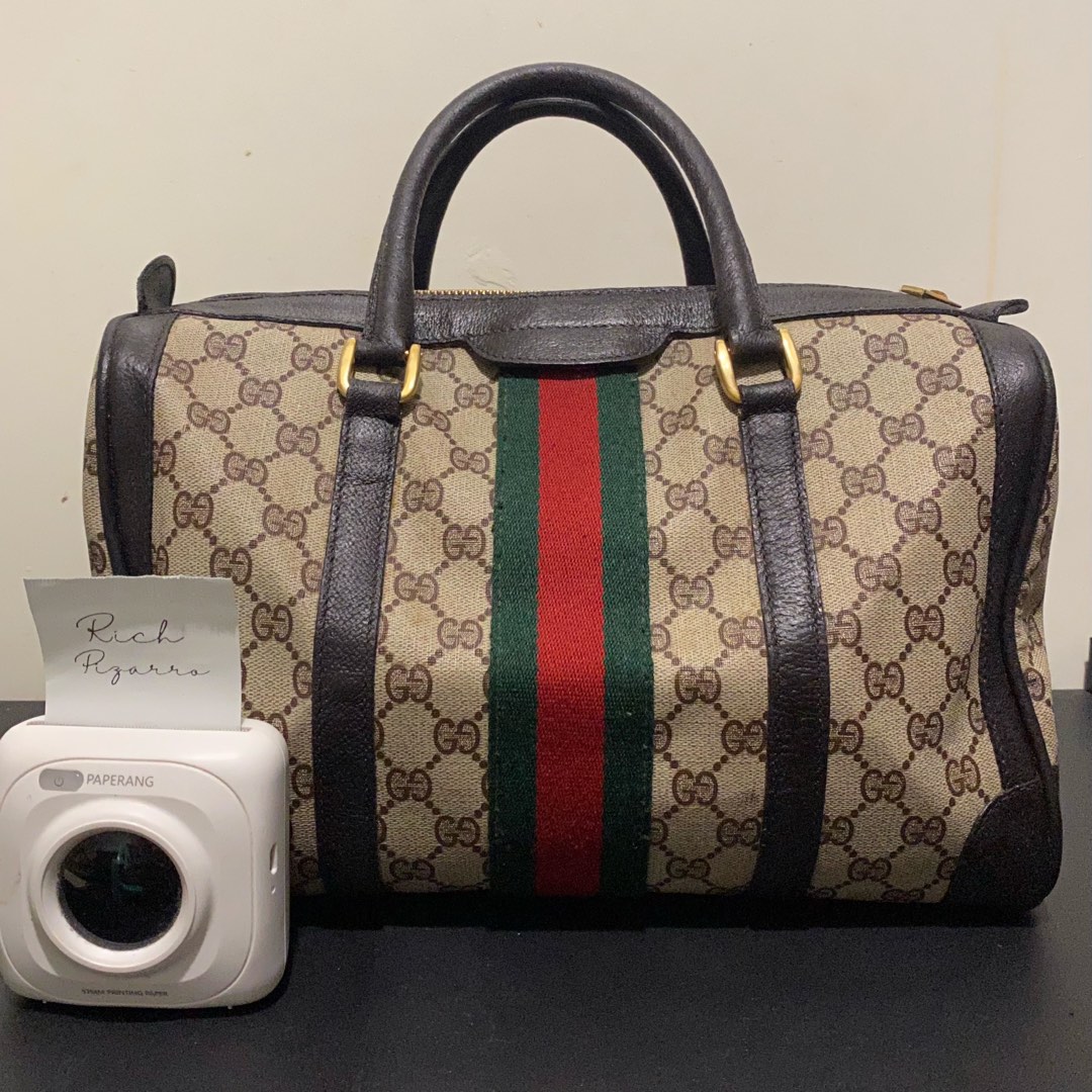 Gucci Sherry Line Boston Bag 30 on Carousell