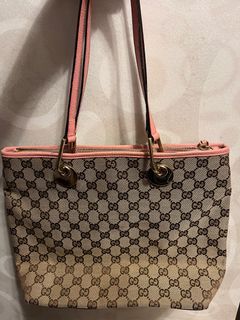 Gucci Vintage 中古 粉紅色 pink shoulder tote bag (lightly used 7成新)
