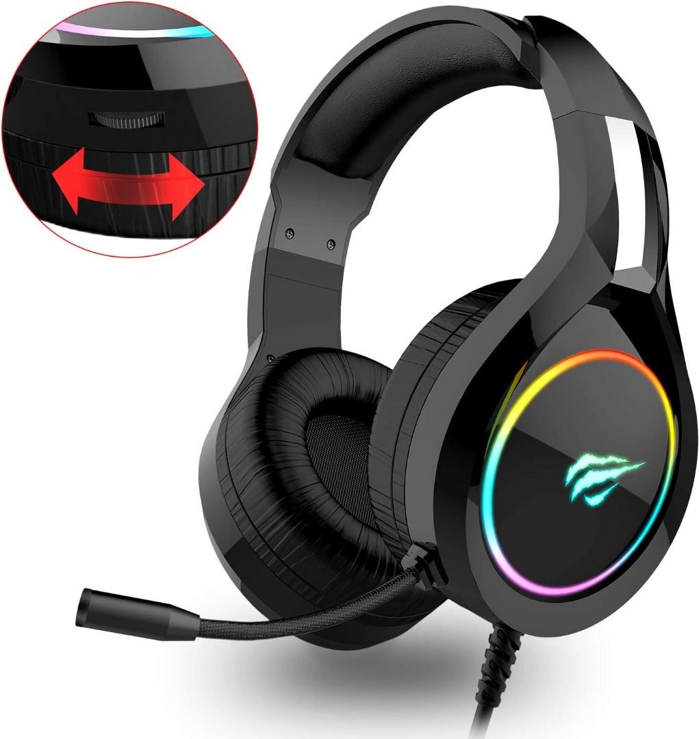 havit RGB Wired Gaming Headset PC USB 3.5mm XBOX PS4 Headsets