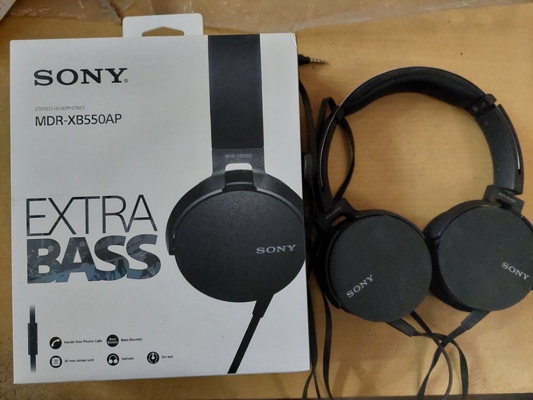 Headphone Sony Extra Bass MDR XB550AP