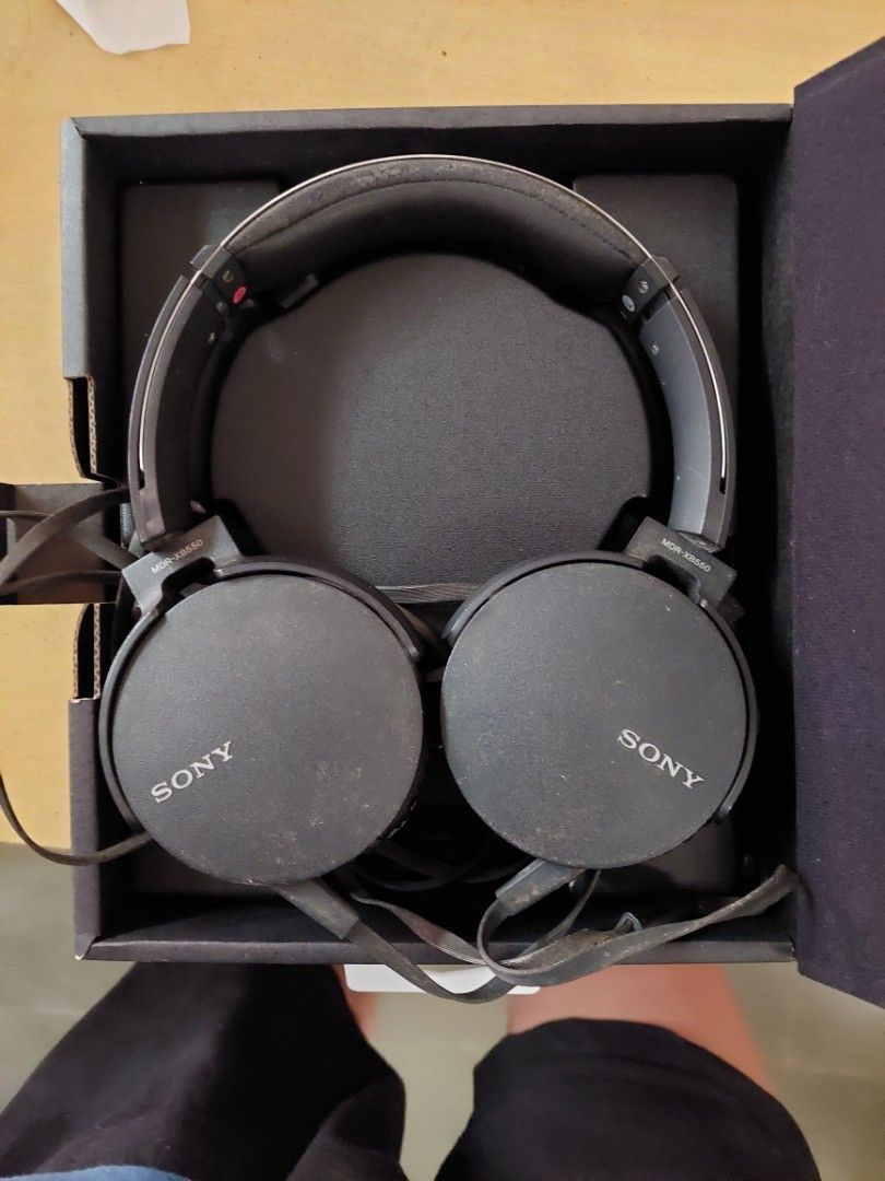 Headphone Sony Extra Bass MDR XB550AP, Elektronik, Audio di Carousell