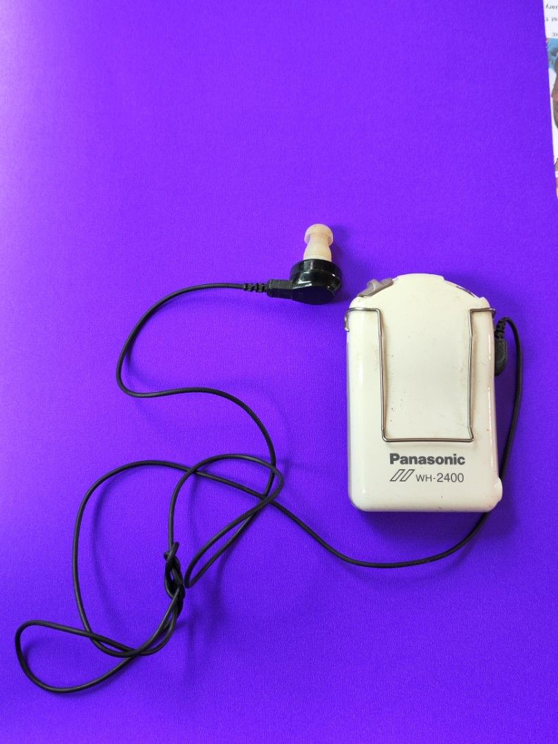Hearing Aid (Category: Visual & Hearing Aids) located in Trece Martires City. Submitted by alonaki (Listing ID 1250782857, Image 1). Description: for sale hearing aid, Panasonic wh-2400 japan made.. only 800+sf.