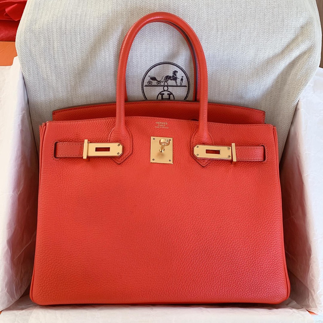 Receipt* LIke New Birkin 30 Togo Leather with SHW, Luxury, Bags & Wallets  on Carousell