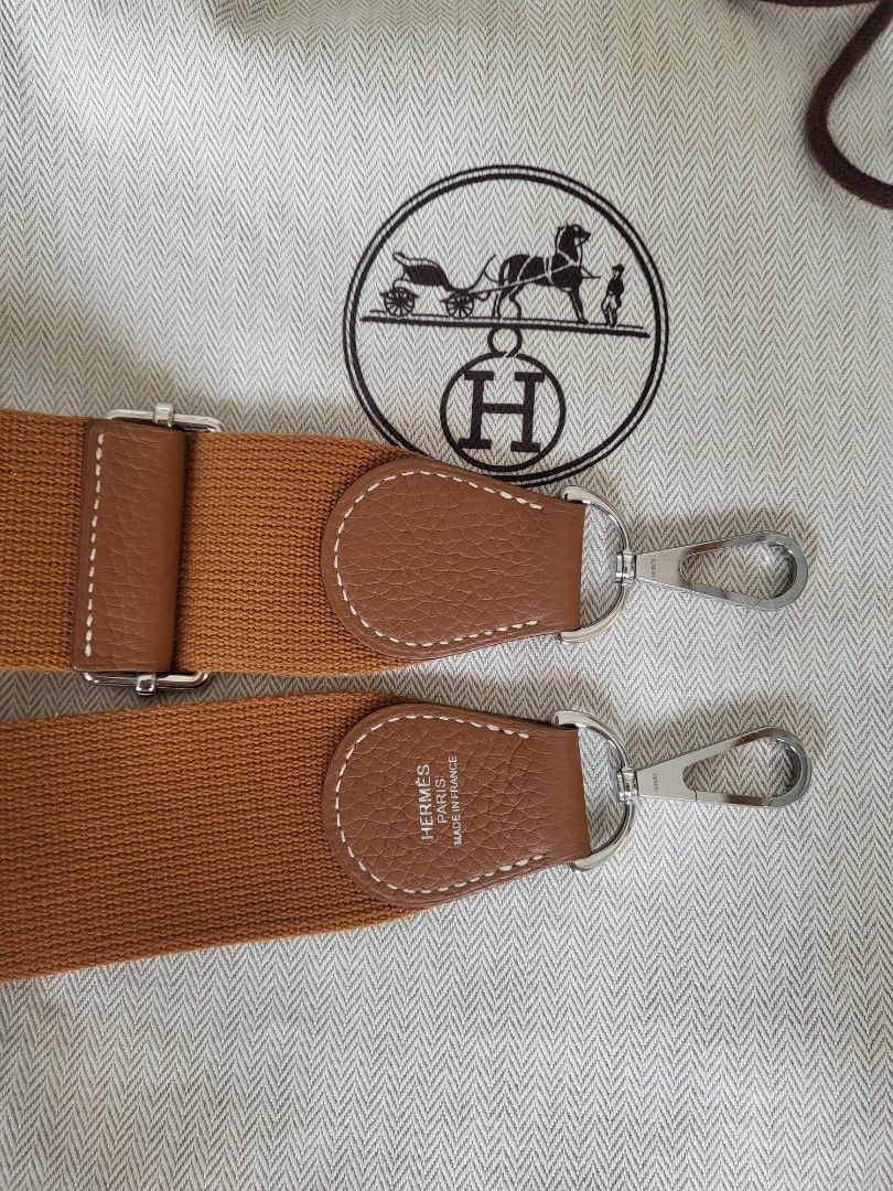 Hermes Gold Clemence Evelyne III PM PHW Luxury Bags Wallets on