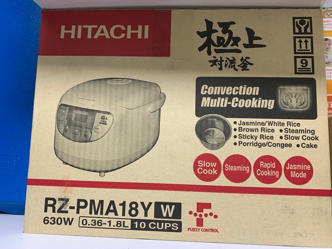 Hitachi RZPMA18Y Rice Cooker (1.8L), Furniture & Home Living
