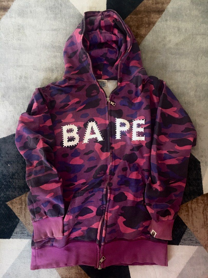 Lil wayne purple bape hoodie sales
