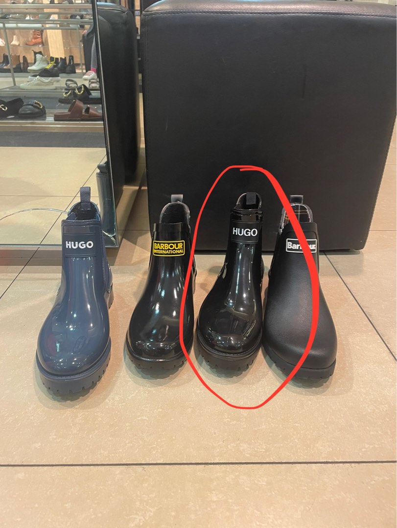 Hugo boss rain boots sales