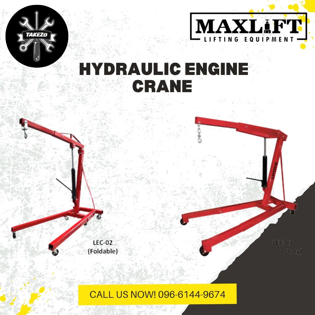 HYDRAULIC ENGINE CRANE, Commercial & Industrial, Industrial Equipment ...