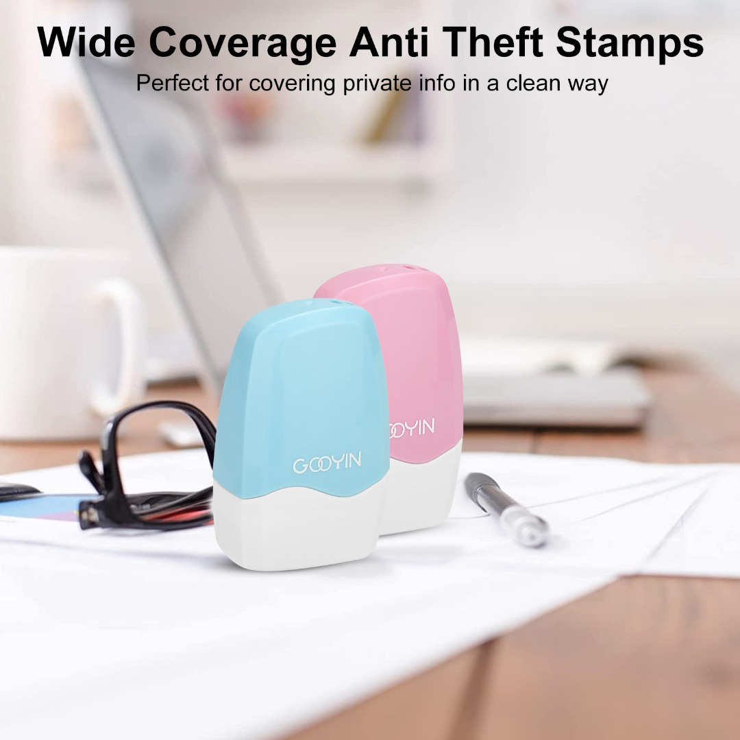Identity Theft Protection Privacy Roller Stamp Confidential Data Guard